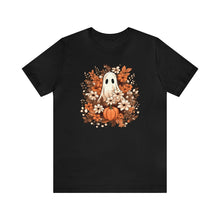 Load image into Gallery viewer, Floral Ghost Fall Halloween TShirt
