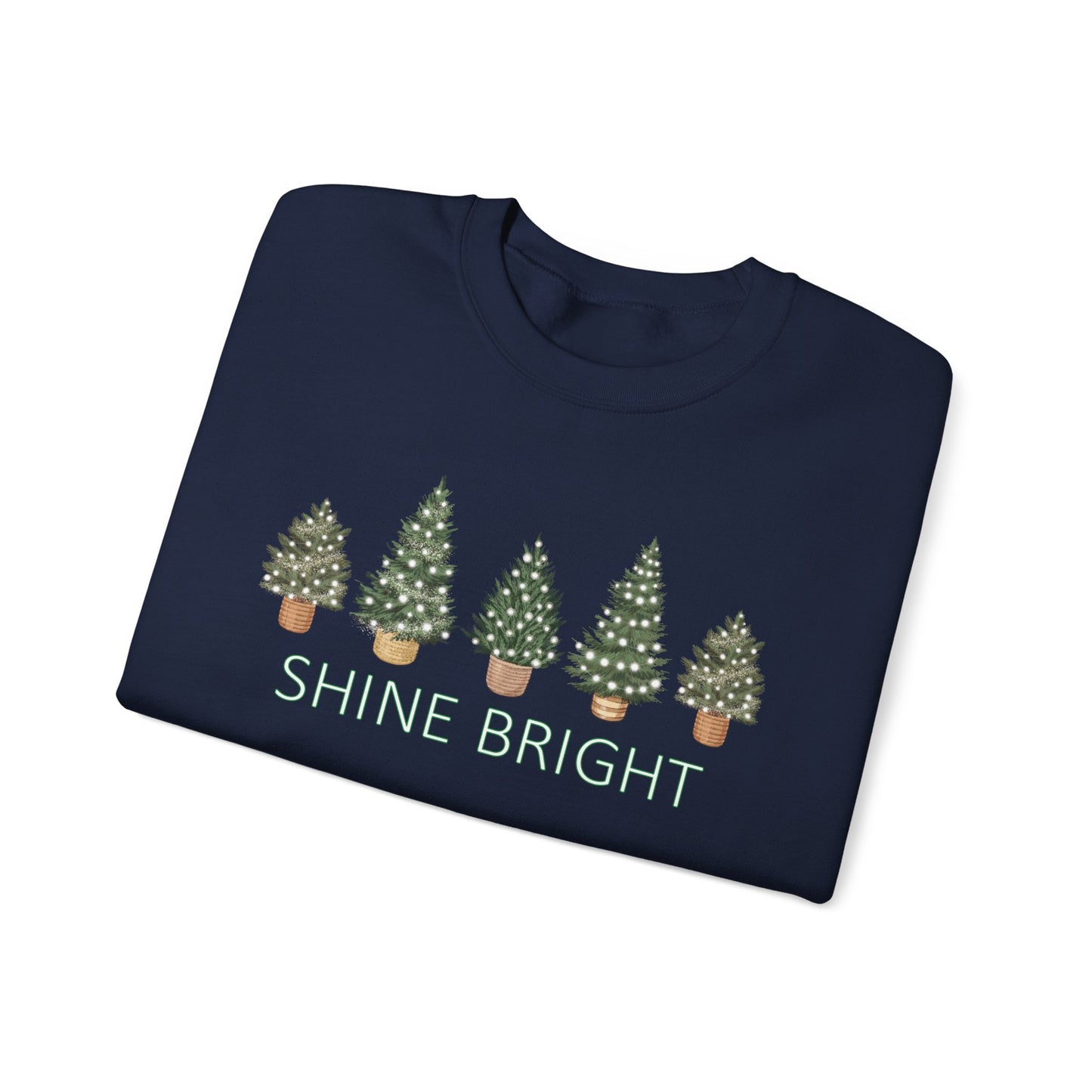 Shine Bright Christmas Trees Sweatshirt