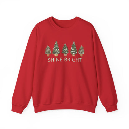 Shine Bright Christmas Trees Sweatshirt