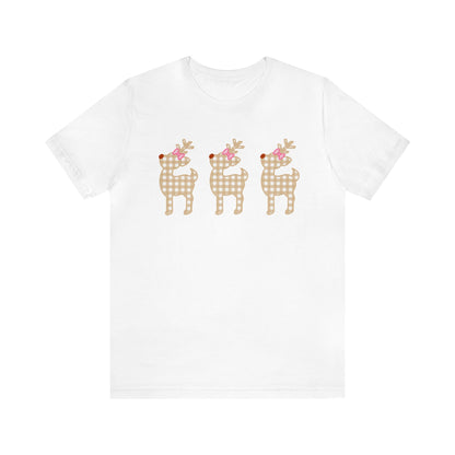 Reindeer Trio Holiday Christmas TShirt