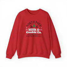 Load image into Gallery viewer, North Pole Milk &amp; Cookie Co. Sweatshirt
