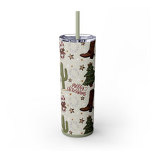 Load image into Gallery viewer, Tumbler Cowboy Christmas Design 20oz
