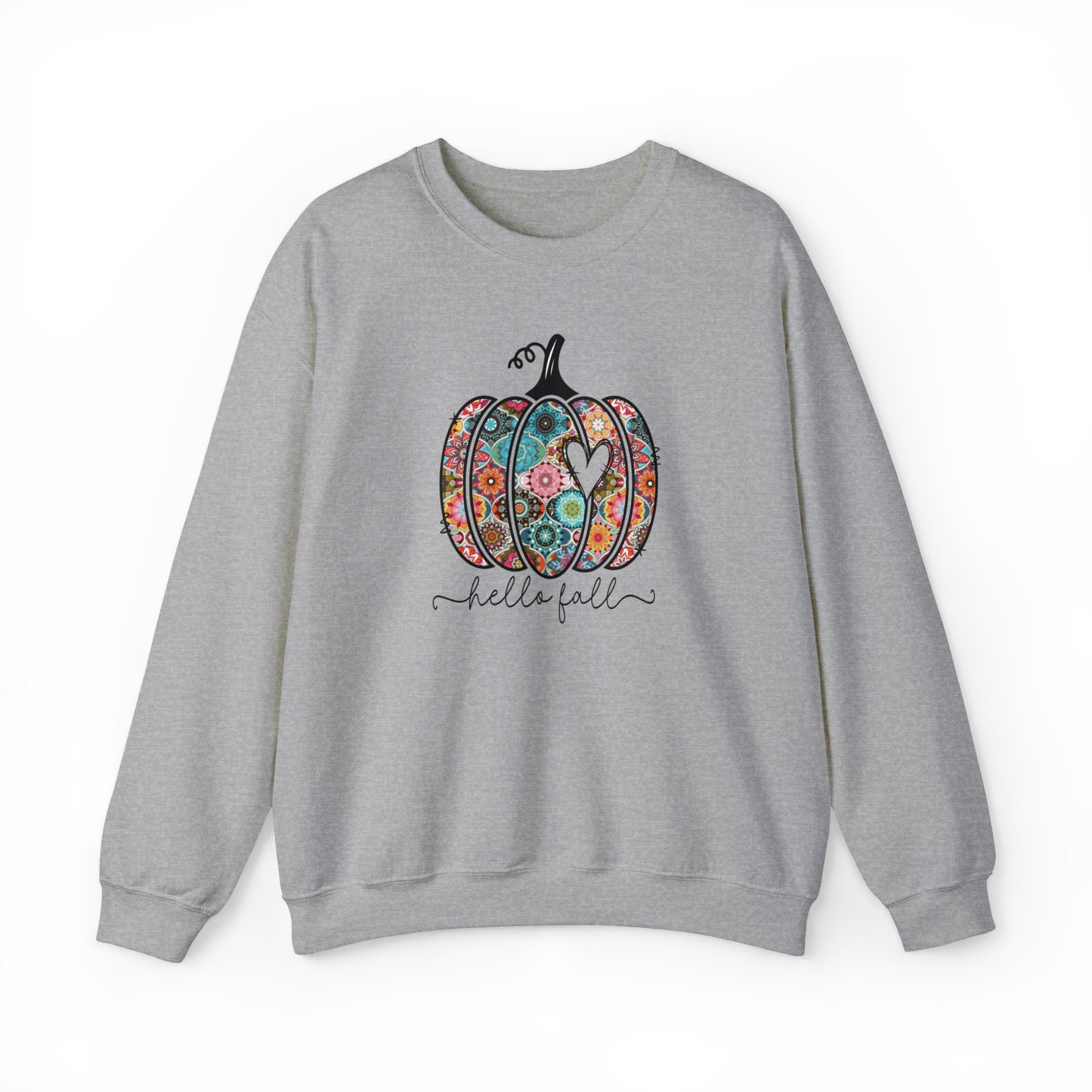 Patchwork Pumpkin Fall Sweatshirt