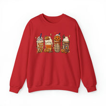 Load image into Gallery viewer, Halloween, Coffee Lovers, Pumpkin Sweatshirt
