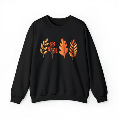 Fall Leaves Thanksgiving Crewneck Sweatshirt