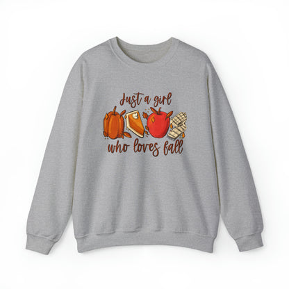 Just a Girl Who Loves Fall Sweatshirt