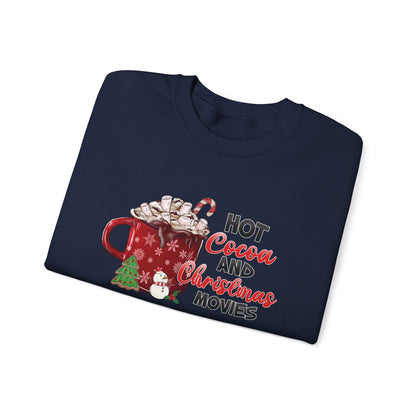 Hot Cocoa and Christmas Movies Sweatshirt