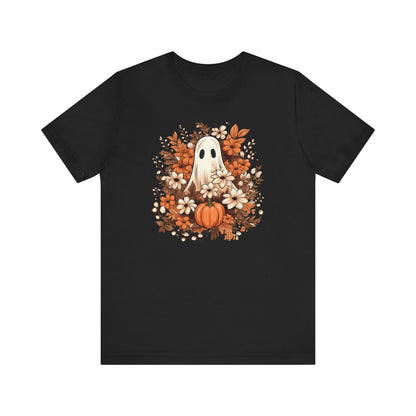 Floral Ghost Fall Halloween TShirt