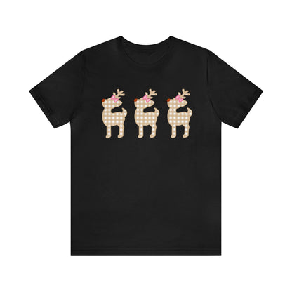 Reindeer Trio Holiday Christmas TShirt