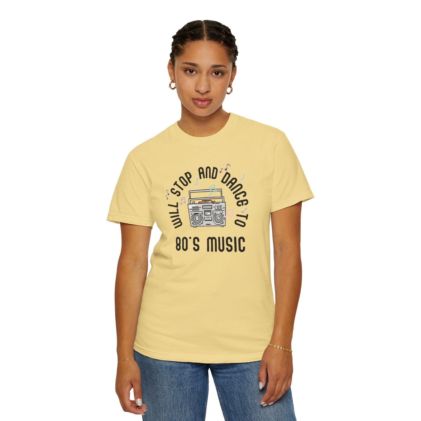 T-Shirt 80's Music Unisex Tee Retro Dance Vibes for the 80's Fans GenX Shirt