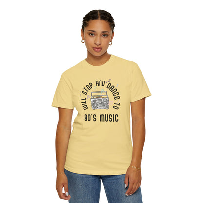 T-Shirt 80's Music Unisex Tee Retro Dance Vibes for the 80's Fans GenX Shirt