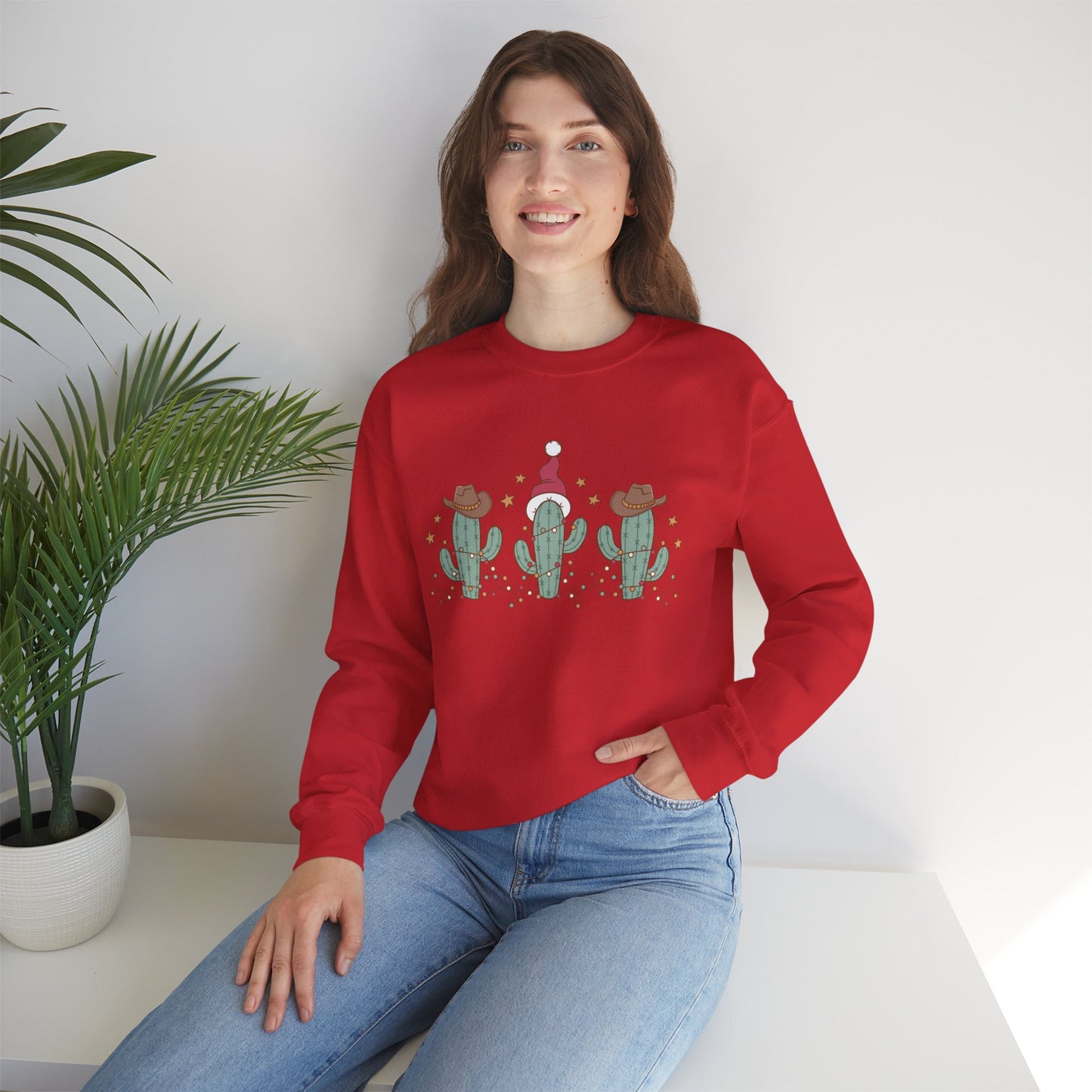 Merry Christmas Cacti Cactus Sweatshirt