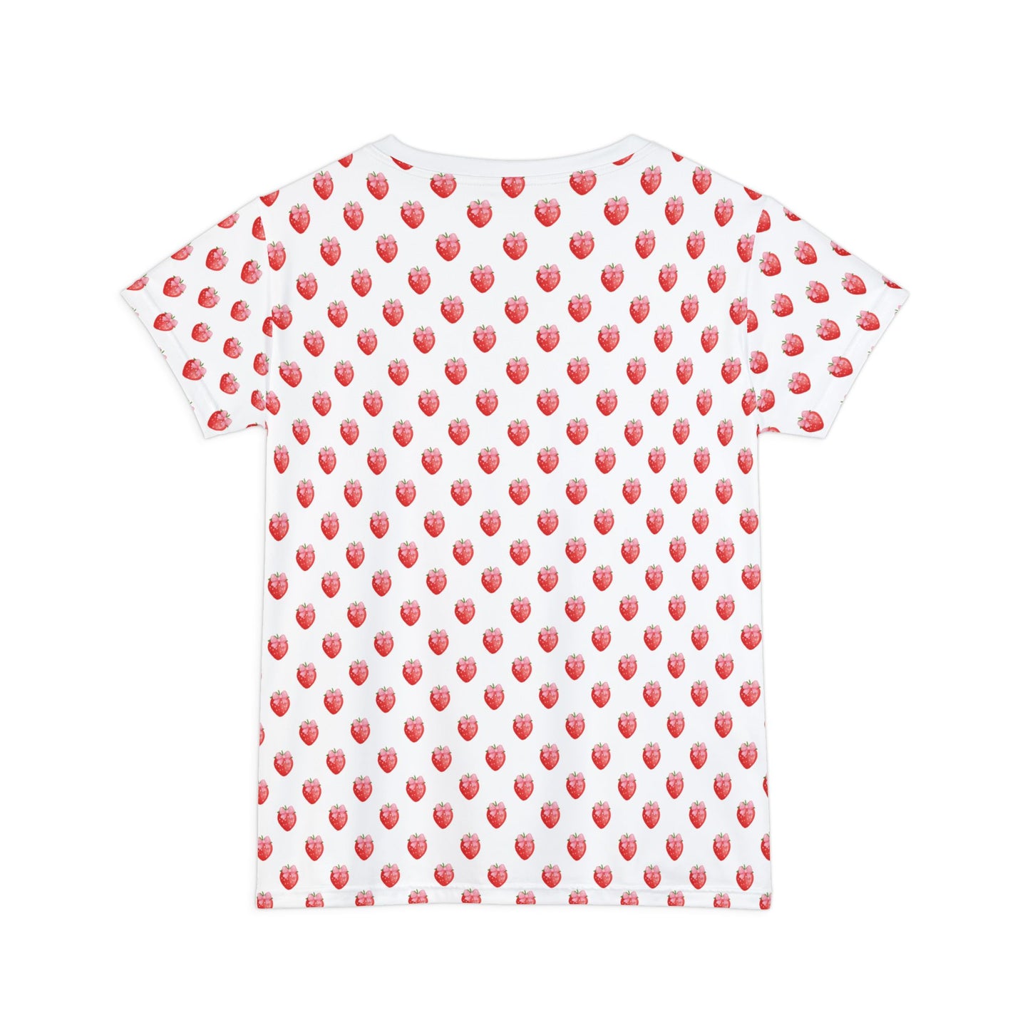 Strawberry Print T-Shirt for Women