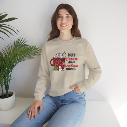 Hot Cocoa and Christmas Movies Sweatshirt