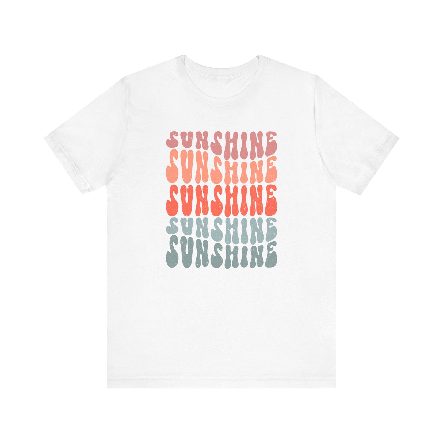 T-Shirt Retro Sunshine 70's Summer Beach Shirt For Those Who Love The Sun Sunshine Beach Tee