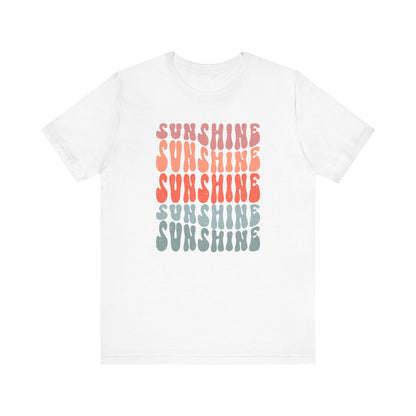 T-Shirt Retro Sunshine 70's Summer Beach Shirt For Those Who Love The Sun Sunshine Beach Tee