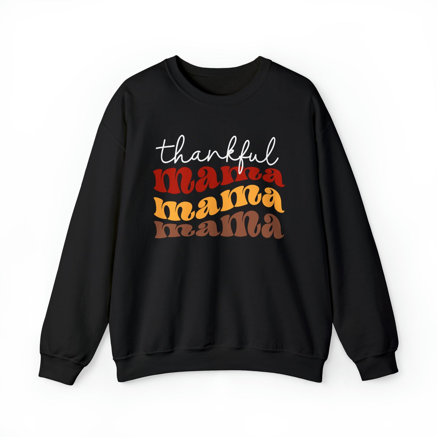 Thankful Mama Fall D Crewneck Sweatshirt