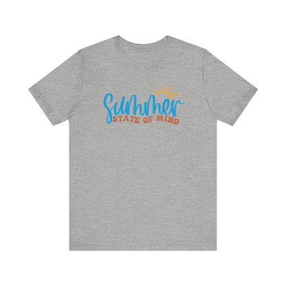T-Shirt Summer State of Mind Summer Shirt For Summer Lovers Love The Sun Sunshine State Of Mind Tee
