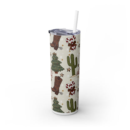 Tumbler Cowboy Christmas Design 20oz