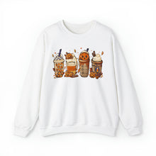 Load image into Gallery viewer, Halloween, Coffee Lovers, Pumpkin Sweatshirt
