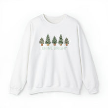 Load image into Gallery viewer, Shine Bright Christmas Trees Sweatshirt
