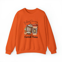 Load image into Gallery viewer, Falling Leaves &amp; Football Please Sweatshirt
