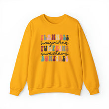 Load image into Gallery viewer, Flannels Hayrides Bonfires Fall Sweatshirt
