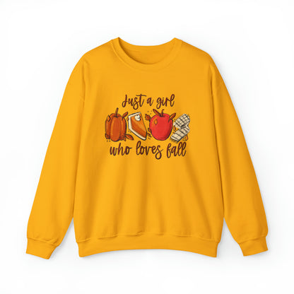 Just a Girl Who Loves Fall Sweatshirt