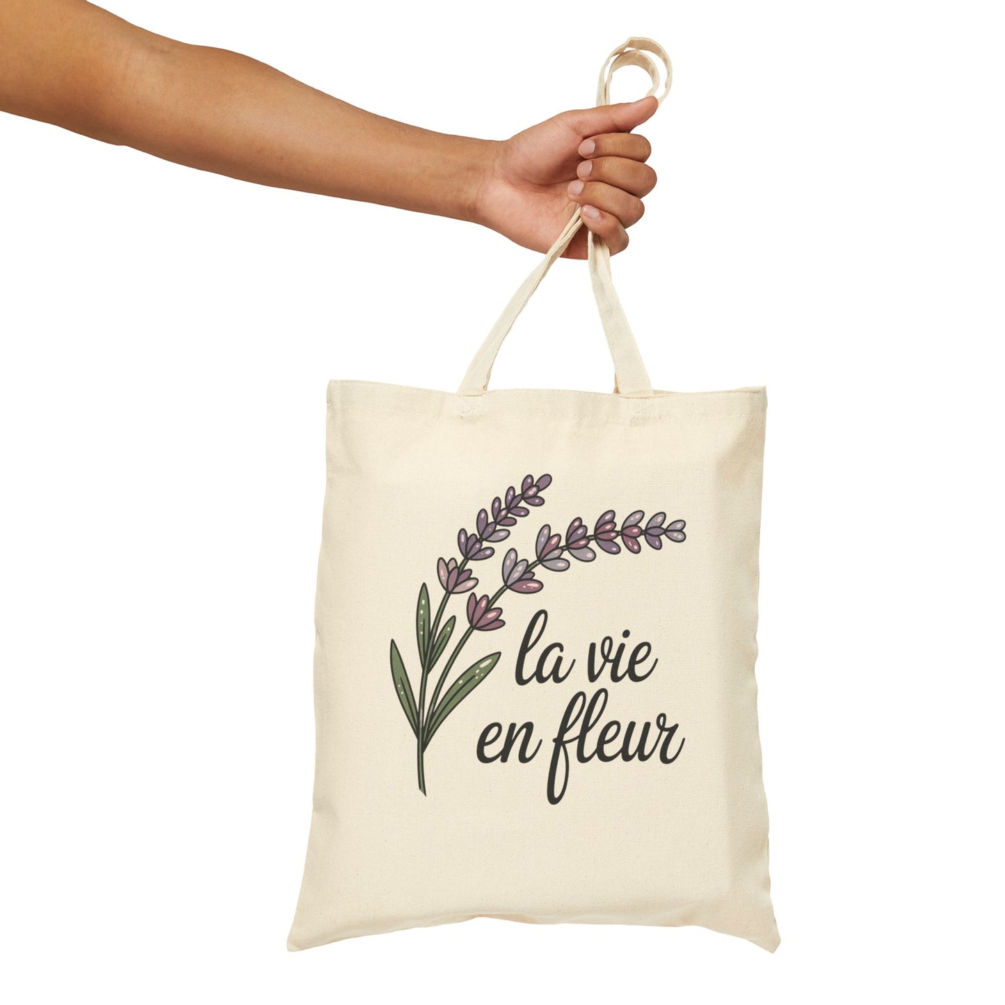 Tote Bag Chateaucore Lavender Floral Eco-Friendly Garden Lovers Gift for Mothers Day Weekend Outings Life in Flowers