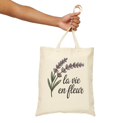 Tote Bag Chateaucore Lavender Floral Eco-Friendly Garden Lovers Gift for Mothers Day Weekend Outings Life in Flowers