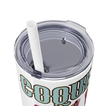 Load image into Gallery viewer, Coquette Cowgirl Skinny Tumbler with Straw, 20oz
