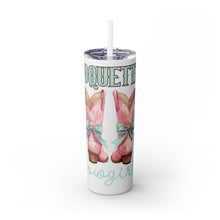 Load image into Gallery viewer, Coquette Cowgirl Skinny Tumbler with Straw, 20oz
