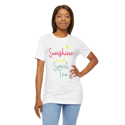 T-Shirt Sunshine and Sweet Tea Summertime Drinks Shirt