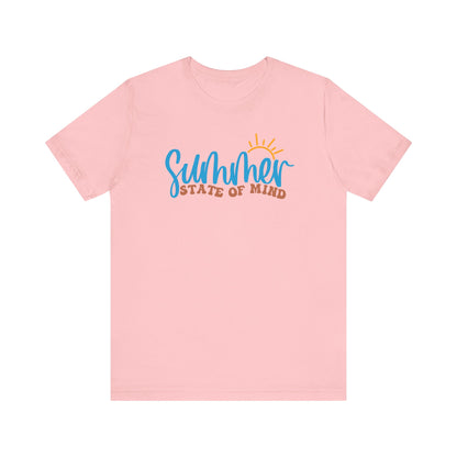 T-Shirt Summer State of Mind Summer Shirt For Summer Lovers Love The Sun Sunshine State Of Mind Tee