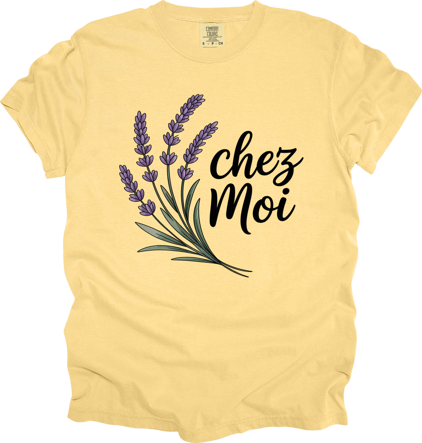 T-Shirt Charming Lavender Tee 'chez Moi' My Own Home Chateaucore Shirt