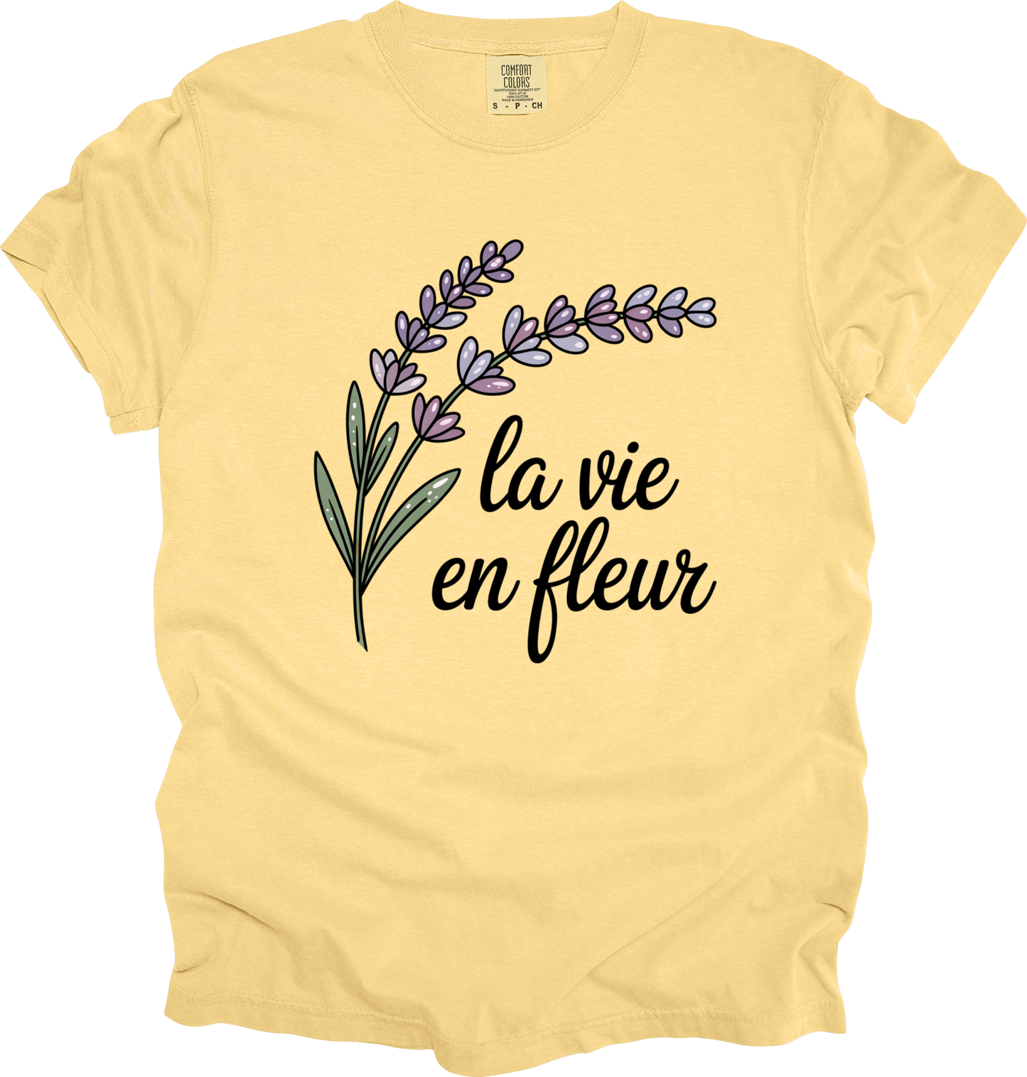 T-Shirt Chateaucore Aesthetic Lavender Graphic Shirt Nature-Inspired Tee Gift for Her Boho Style