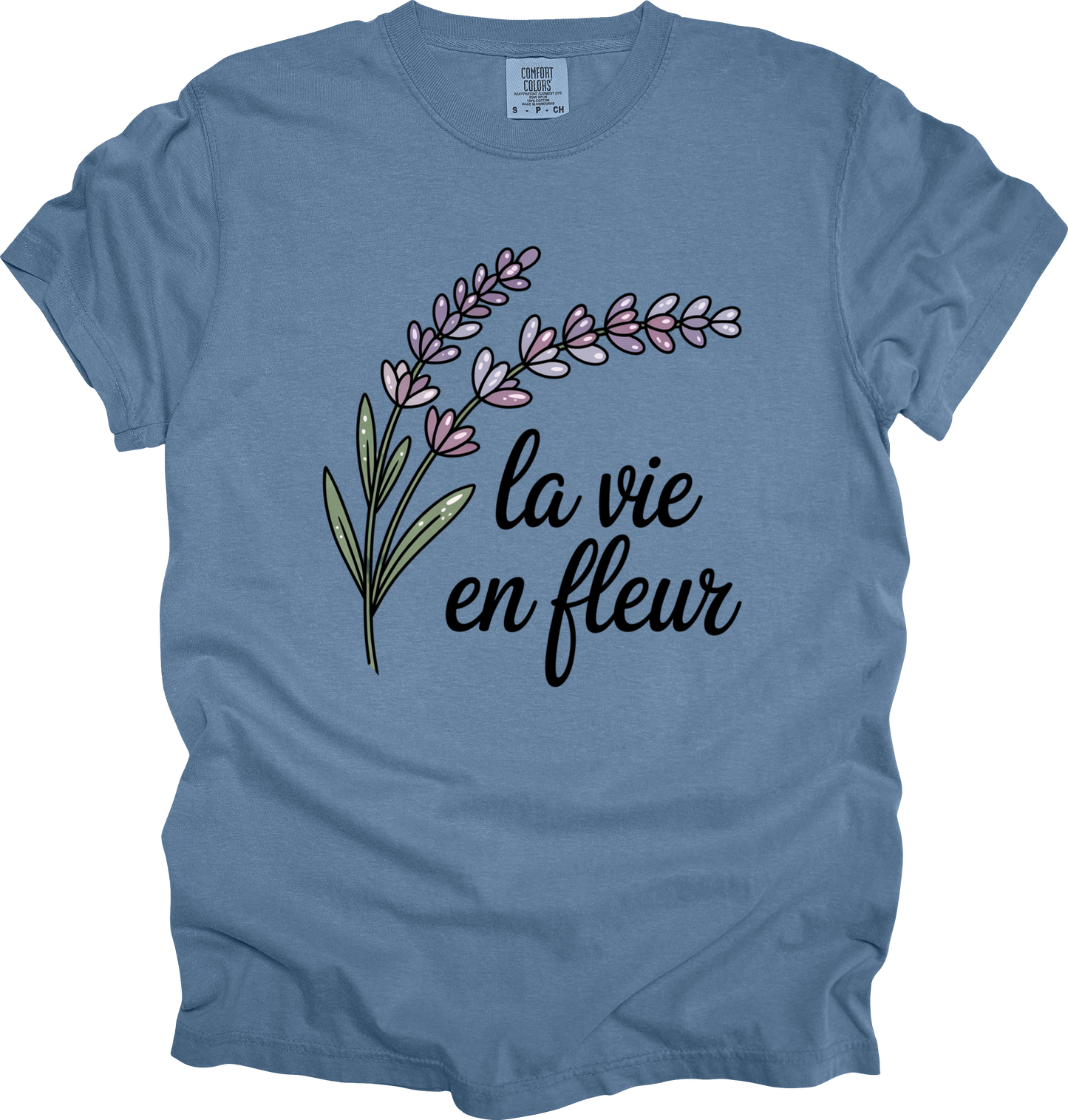 T-Shirt Chateaucore Aesthetic Lavender Graphic Shirt Nature-Inspired Tee Gift for Her Boho Style
