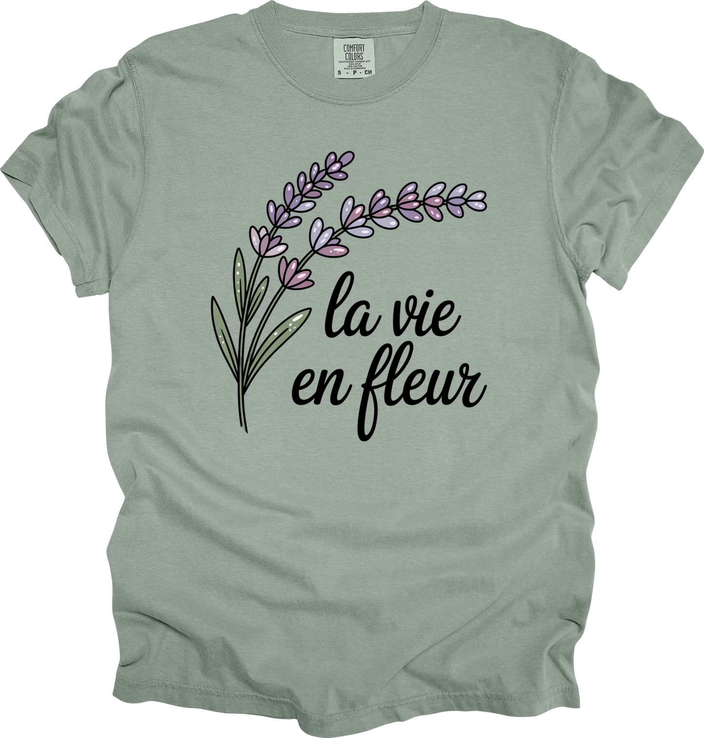 T-Shirt Chateaucore Aesthetic Lavender Graphic Shirt Nature-Inspired Tee Gift for Her Boho Style