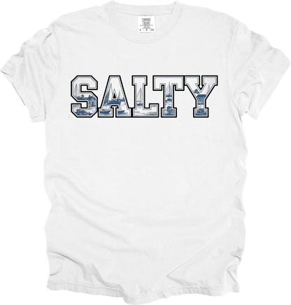 T-Shirt Salty Vibes Shirt Sailing Shirt Beachwear Summer Tee Casual Outfit Gift for Sea Lovers Gift for Sailors