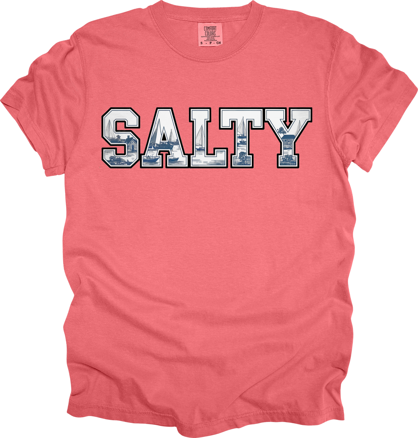 T-Shirt Salty Vibes Shirt Sailing Shirt Beachwear Summer Tee Casual Outfit Gift for Sea Lovers Gift for Sailors