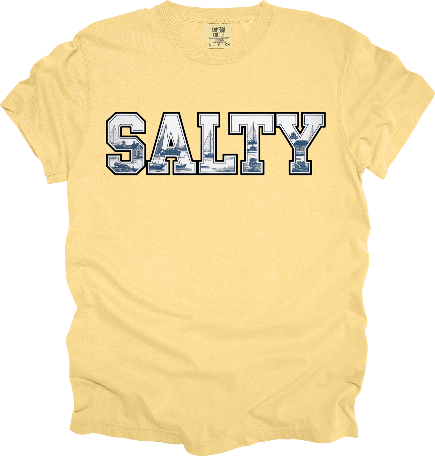 T-Shirt Salty Vibes Shirt Sailing Shirt Beachwear Summer Tee Casual Outfit Gift for Sea Lovers Gift for Sailors