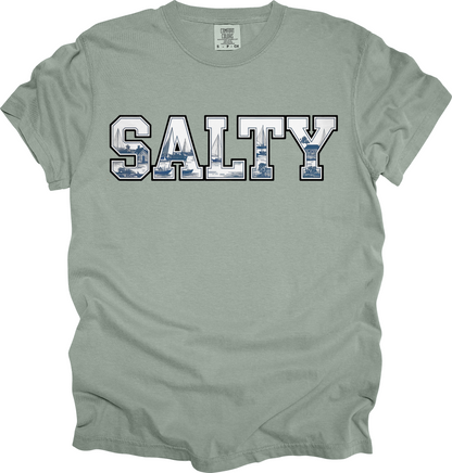 T-Shirt Salty Vibes Shirt Sailing Shirt Beachwear Summer Tee Casual Outfit Gift for Sea Lovers Gift for Sailors