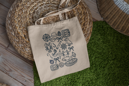 Tote Bag Creative Canvas Bag Fisherman Tote Eco-Friendly Bag Sailing Gifts Everyday Carryall Fisherman Aesthetic