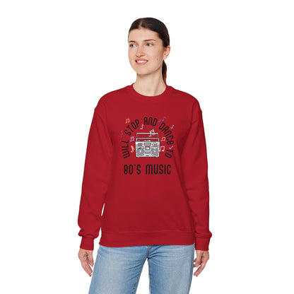 80's Music Dance Sweatshirt