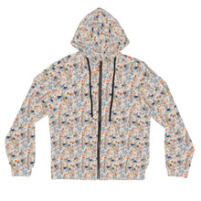 Load image into Gallery viewer, Peach Mushrooms Women’s Full-Zip Hoodie (AOP)
