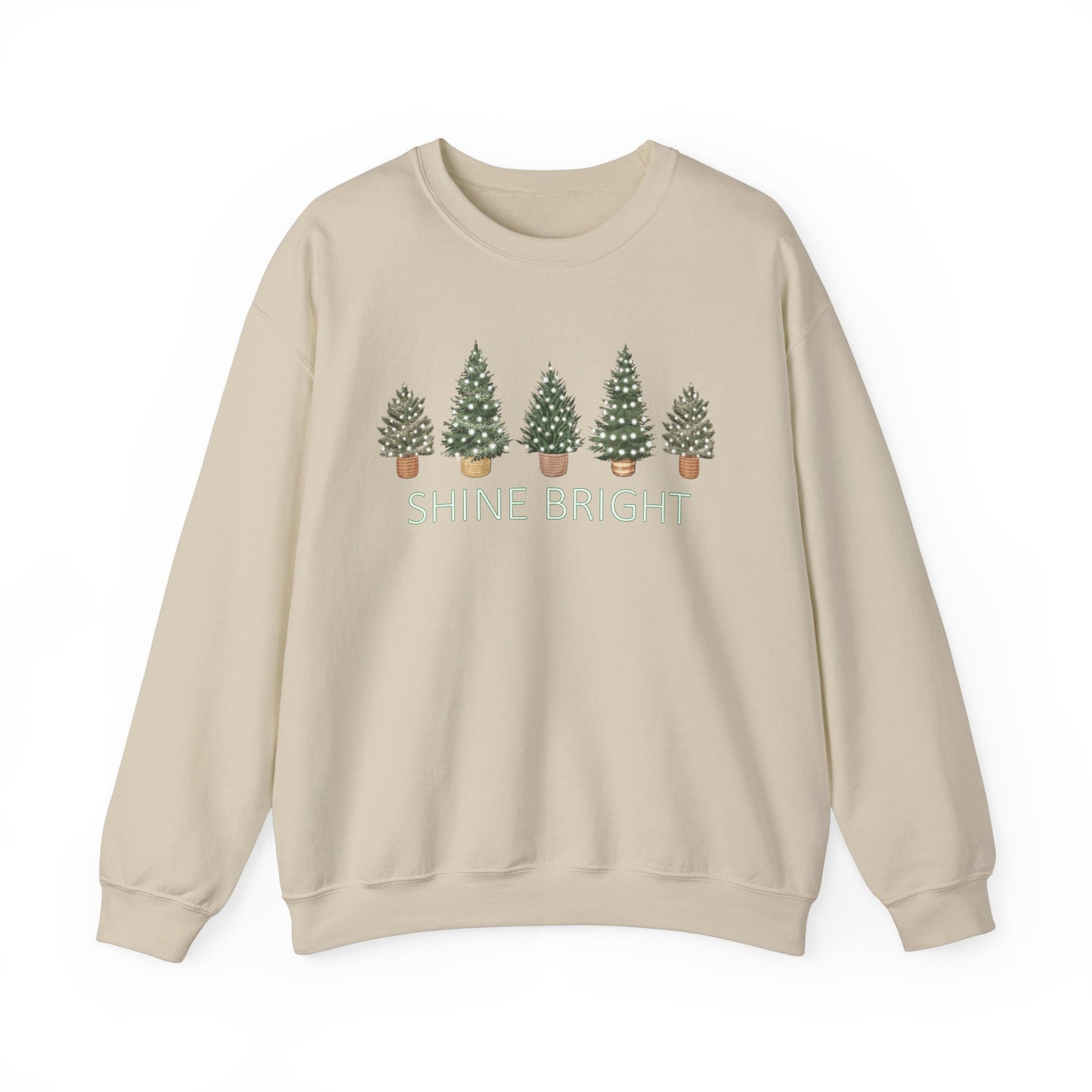 Shine Bright Christmas Trees Sweatshirt