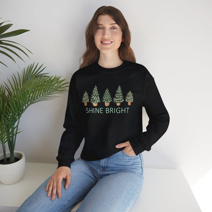 Shine Bright Christmas Trees Sweatshirt