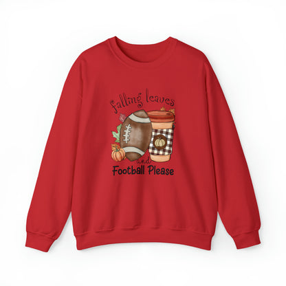 Falling Leaves & Football Please Sweatshirt