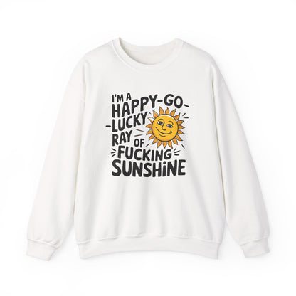 Sweatshirt Happy Go Lucky Ray of Sunshine Crewneck Sweatshirt