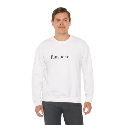 Sweatshirt Funsucker Introvert Anti-Social Crewneck Sweatshirt